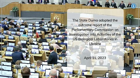 Investigation Results: US Biological Laboratories in Ukraine - Russian State Duma Adopts Report