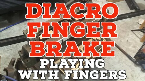 DIACRO Finger Brake - Putting Fingers Back - 24" Metal Bender -