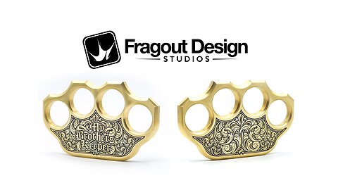 Custom Engraved Brass Knuckles