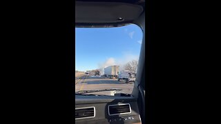 Nebraska USA Truck Fire