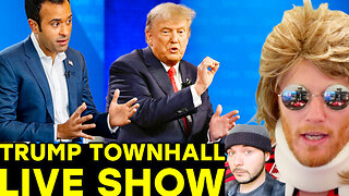 Trump Townhall LIVE, Timcast, Vivek Ramaswamy & Candace Owens