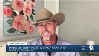 Sheriff who opposed COVID lockdowns tests positive