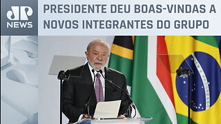 Lula sobre expansão do Brics: "Agora representamos 36% do PIB global"