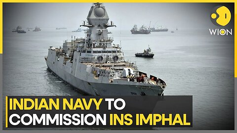 Indian Navy Unveils INS Imphal in Mumbai! 🚢 Defense Minister Rajnath Singh Attending LIVE!