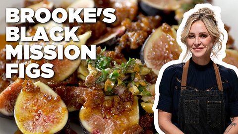 Brooke Williamson's Black Mission Figs with Pistachio Relish | Bobby's Triple Threat | Food Network