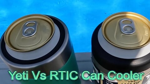 Will RTIC Or Yeti Keep Your Can Of Beer Colder? 1 Hour Temperature Test!