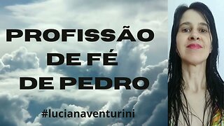 Mateus 16, 13-20 Profissão de fé de Pedro #lucianaventurini #evangelhodemateus