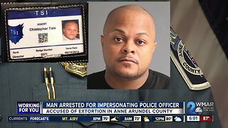 Man arrested for impersonating police officer