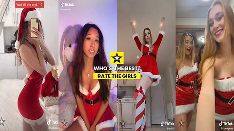 Rate the Girls: Best Mrs Santa Claus TikTok Cosplay #2 🤶🎄❄