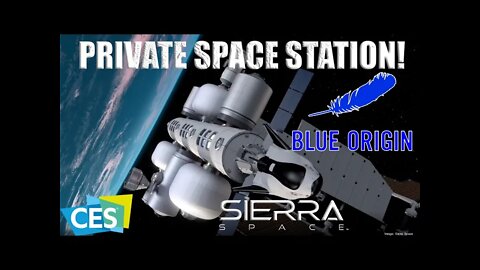 [8K] Blue Orgin - Orbital Reef Private International Space Station Replacement at CES 2022