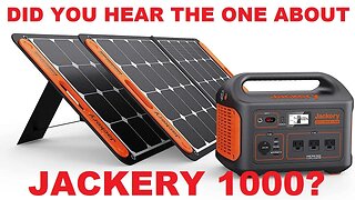 JACKERY 1000 Solar Generator Explorer 2 SolarSaga 100W Solar Panel Portable Power Station Review
