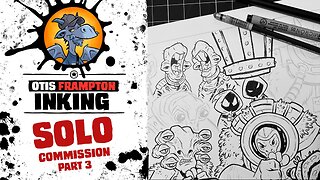 Inking A Solo: A Star Wars Story Commission! - Part 3