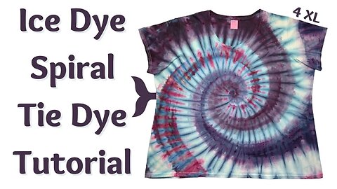 Tie-Dye Designs: Ice Dye Spiral 4 XL