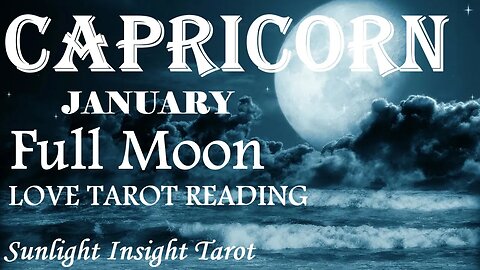 CAPRICORN It's About To Ignite Like Fire Between The Two of You!🔥January 2023 Tarot 🌝Full Moon in♋