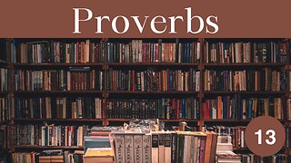 Proverbs Chapter 13 Bible Study