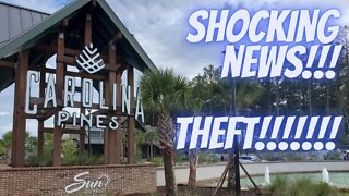 Carolina Pines RV Resort Theft