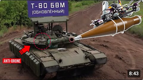 Russia Announces New Anti-Drone Equipped T-80BVM Tanks for Deployment in Ukraine.