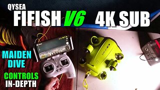 Underwater Drone QYSEA FIFISH V6 Maiden Dive Test + VR Mode - Part 2