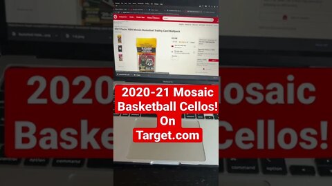 Go to Target.com! They Have 2020-21 Panini Mosaic Basketball Cello Packs🔥 #SHORTS