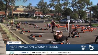 Heat impacts fitness centers' outdoor workouts