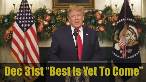 Trump Adresses Nation, Plans On Four More Years, Dec31st