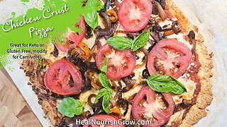 Chicken Crust Pizza Keto or Carnivore Recipe