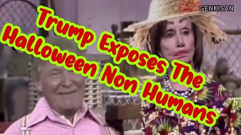 Trump Exposes The Halloween Non Humans!
