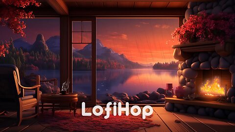 Autumn Sunset Vibes: 🍂 Lofi Music with Rain 🌧️ for Relaxing, Studying, or Working