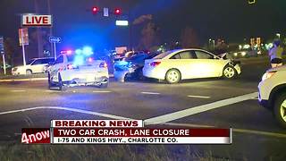 Multi-car crash blocks Kings Highway Tuesday morning