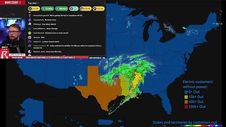 Large storm sweeping across United States with power outages