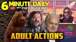 Jack Black Steps Back. Robbins Calls Out Delusion, & Lady Picks Bear - 6 Minute Daily - July 16th