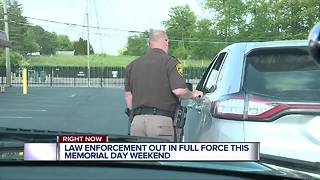 Expect to see extra law enforcement cracking down on drivers this holiday weekend