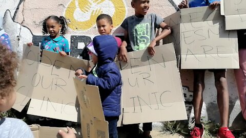 SOUTH AFRICA - Cape Town - Hangberg Clinic Picket (Video) (zNq)