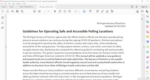 I Found An Michigan Election Day Final Prep Document #DigitalSoldier Part 2