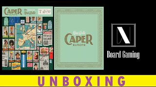 Kickstarter Unboxing- Caper: Europe by Keymaster Games