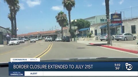 Border closure extended, San Ysidro businesses struggling