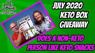Does a non keto person like keto snacks | Trying all the items in July 2020 Keto Box