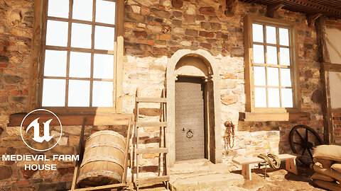 Unreal Engine 5 Medieval Farm Home Design - Timelapse