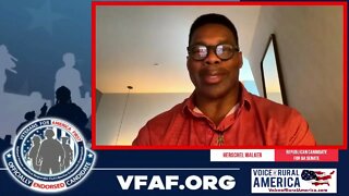 HERSCHEL WALKER on Veterans For America First endorsement and Warnock cant serve God and Military