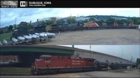 Dubuque Junction Live Railcam - Dubuque, IA #SteelHighway