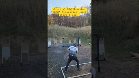 Colonial RPC November USPSA Classifier Match Stage 4 Ron