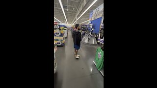 Trying to get 86’d out Walmart