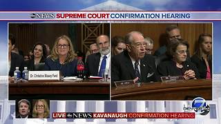 Sen. Grassley thanks Christine Blasey Ford for appearing before Judicial Committee