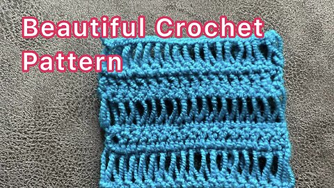 Crochet Pattern | Easy Crochet Tutorial | Crochet Pattern Tutorial 🧶