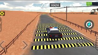 High-Speed Chase: Police Cruiser Takes Two Paths, Ends in a Crash BeamNG drive