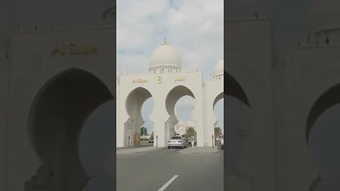 Shaikh Zayed mosque in Abu Dhabi world's beautiful mosque #short #viral