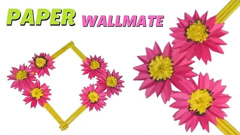 Wallmate | Paper Wall Hanging | Wall Hanging Craft Ideas | Paper Wallmate | Paper Crafts #1