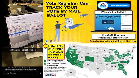 WHY PEOPLE POUND GLASS? POLL OBSERVORS VS MAIL BALLOT