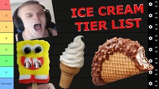 Ice cream tier List Joe Bartolozzi