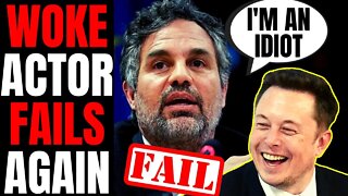 Mark Ruffalo Keeps Making A FOOL Of Himself On Twitter | Woke Hollywood MELTDOWN Over Elon Musk